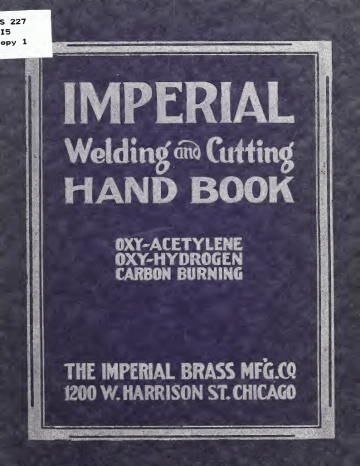 IMPERIAL HAND BOOK Weldings | Manualzz IMPERIAL HAND BOOK Weldings | Manualzz