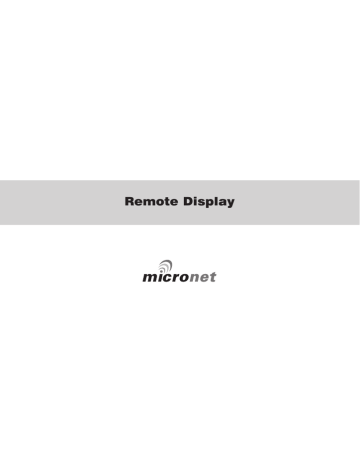 Raymarine Wireless Multi Remote Display Manual Raymarine Wireless Multi Remote Display Manual