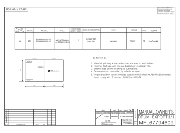 LG F12A8ND, F10A8ND Owner's manual LG F12A8ND, F10A8ND Owner's manual