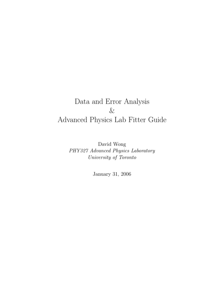 Manual for data analysis tools Manual for data analysis tools