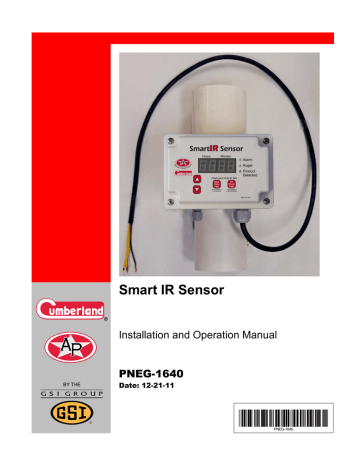 SmartIR Feed Sensor Unit Owner's Manual SmartIR Feed Sensor Unit Owner's Manual