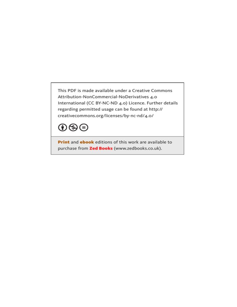This PDF is made available under a Creative Commons Attribution-NonCommercial-NoDerivatives 4.0 This PDF is made available under a Creative Commons Attribution-NonCommercial-NoDerivatives 4.0