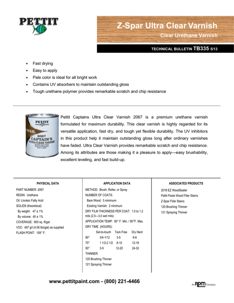 Z-Spar Ultra Clear Varnish Clear Urethane Varnish Z-Spar Ultra Clear Varnish Clear Urethane Varnish