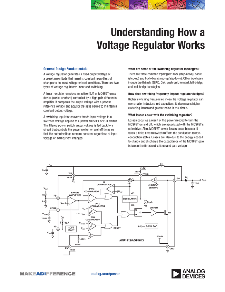 Understanding How Voltage Regulators Work Understanding How Voltage Regulators Work