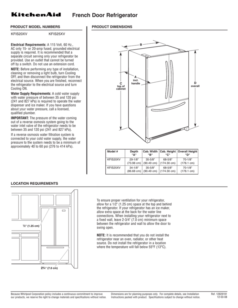 French Door Refrigerator French Door Refrigerator