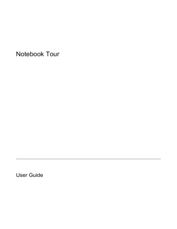 Notebook Tour User Guide | Manualzz Notebook Tour User Guide | Manualzz