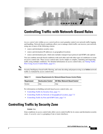 7 Controlling Traffic with Network-Based Rules 7 Controlling Traffic with Network-Based Rules