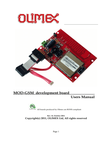 MOD-GSM скачать даташит MOD-GSM скачать даташит