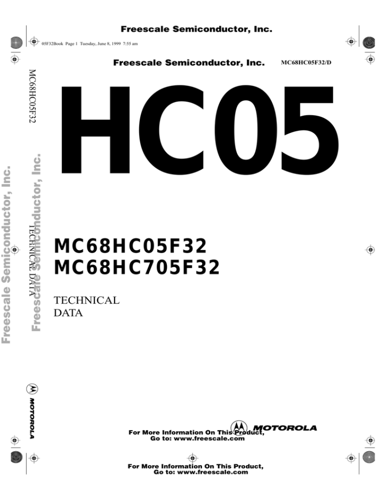 MC68HC705F32PU скачать даташит MC68HC705F32PU скачать даташит