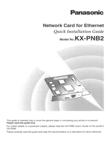 Download Panasonic owners manual KXPNB2 user guide Download Panasonic owners manual KXPNB2 user guide