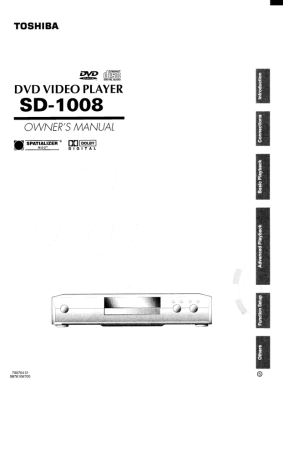 Download Toshiba owners manual SD-1008 user guide Download Toshiba owners manual SD-1008 user guide