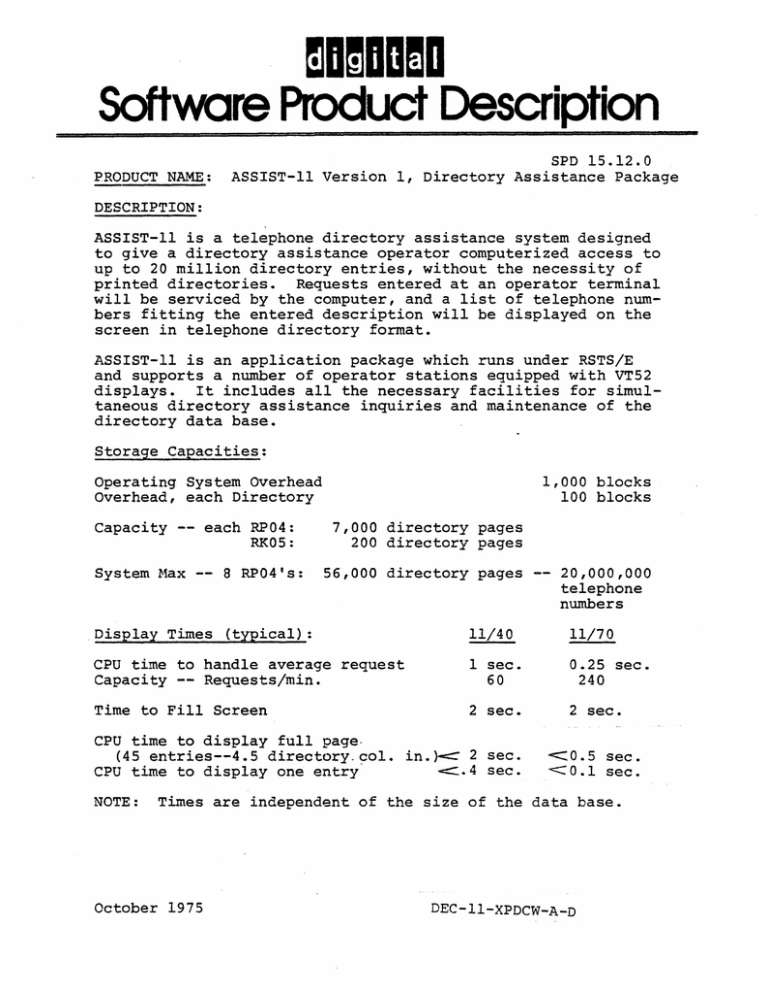 mDmDoma Software Product Description mDmDoma Software Product Description