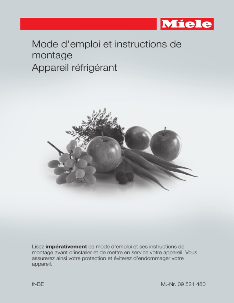 Miele K 28202 D EDT/Cs Owner's manual Miele K 28202 D EDT/Cs Owner's manual