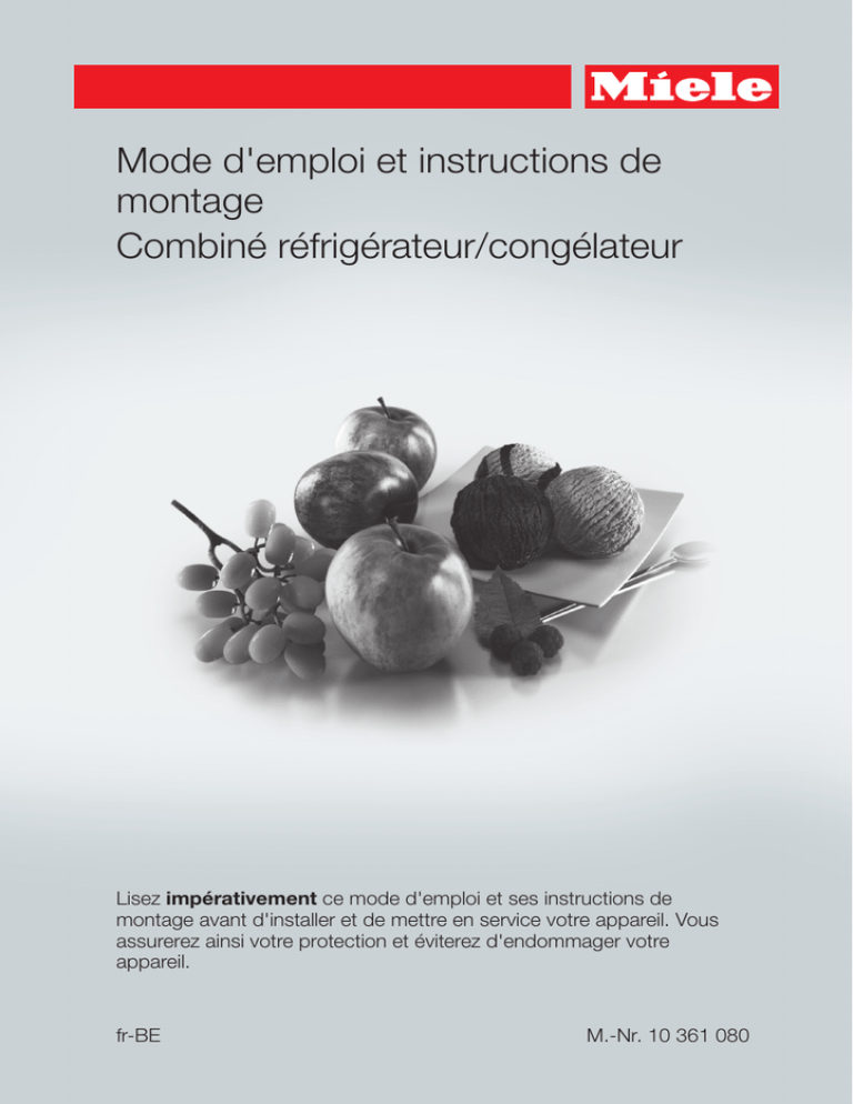 Miele KD 26022 Owner's manual Miele KD 26022 Owner's manual
