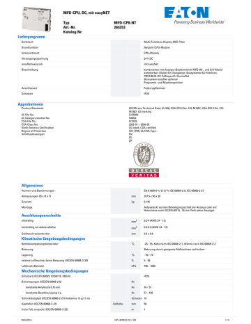 MFD-CP8-NT 265253 MFD-CP8-NT 265253
