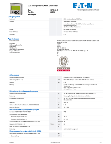 MFD-80-B 265251 MFD-80-B 265251
