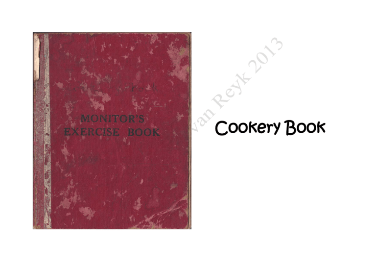Cookery Book Cookery Book