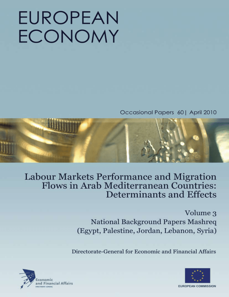 EUROPEAN ECONOMY Occasi EUROPEAN ECONOMY Occasi