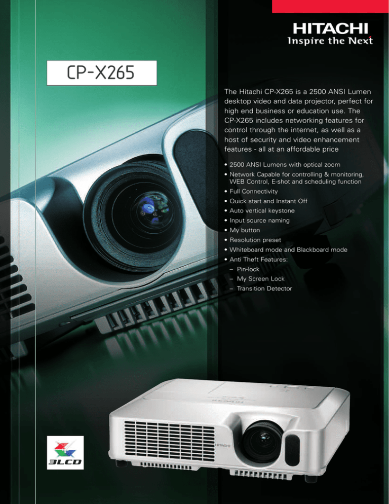 CP-X265 CP-X265