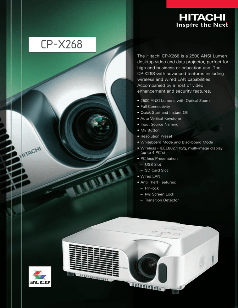 CP-X268 CP-X268