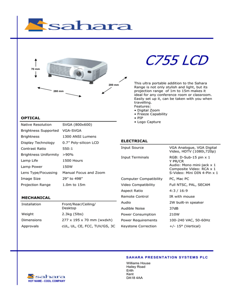 C755 LCD C755 LCD