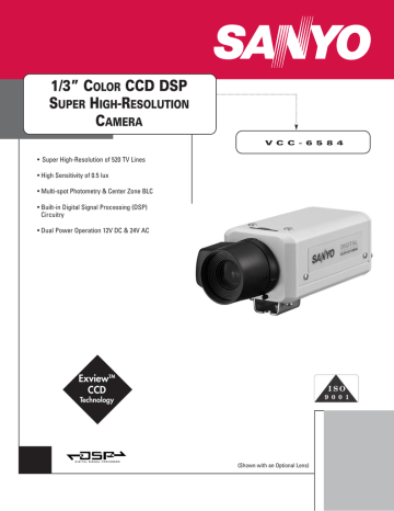 1/3” C CCD DSP S H 1/3” C CCD DSP S H