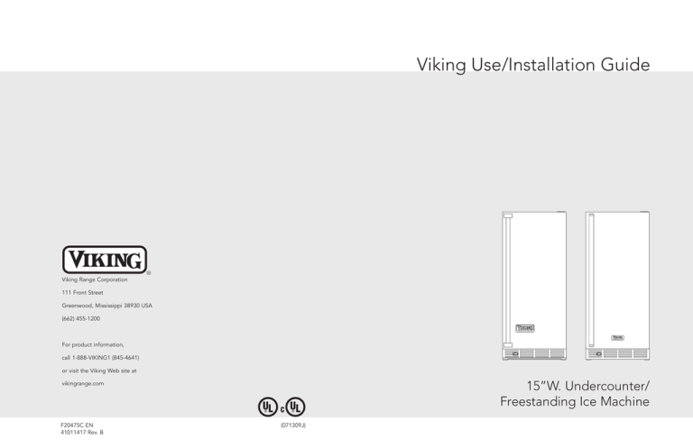 Viking Range DFIM150D, DUIM150D, DUIM153D, VUIM1531T, VUIM150D, VUIM150T User guide Viking Range DFIM150D, DUIM150D, DUIM153D, VUIM1531T, VUIM150D, VUIM150T User guide