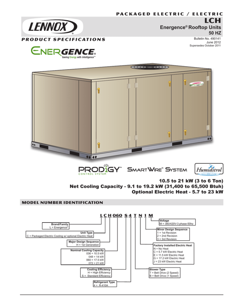 LCH Energence Rooftop Units LCH Energence Rooftop Units