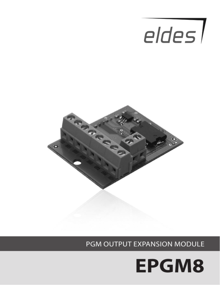 Eldes EPGM8 User manual Eldes EPGM8 User manual