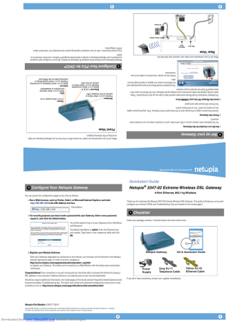 Netopia 3347-02 Installation guide | Manualzz Netopia 3347-02 Installation guide | Manualzz