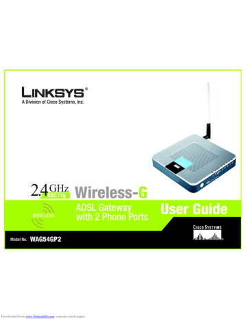 Linksys WAG54GP2 User guide | Manualzz