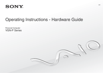 Sony VGN-P45GK User manual | Manualzz