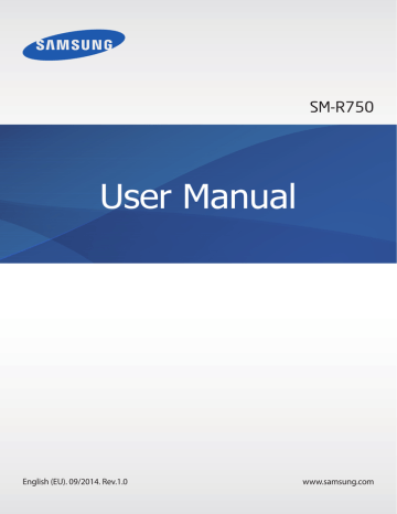 User Manual SM-R750 www.samsung.com English (EU). 09/2014. Rev.1.0 User Manual SM-R750 www.samsung.com English (EU). 09/2014. Rev.1.0