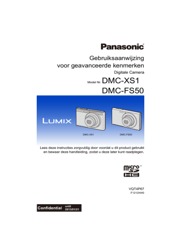 Panasonic DMCFS50EG, DMCXS1EG Operating instructions Panasonic DMCFS50EG, DMCXS1EG Operating instructions
