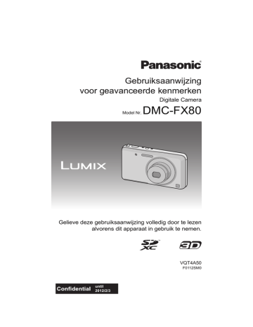 Panasonic DMCFX80EG Operating instructions Panasonic DMCFX80EG Operating instructions