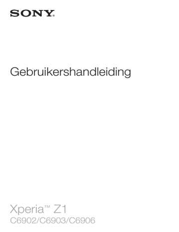 Sony Xperia Z1 C6903 de handleiding | Manualzz Sony Xperia Z1 C6903 de handleiding | Manualzz