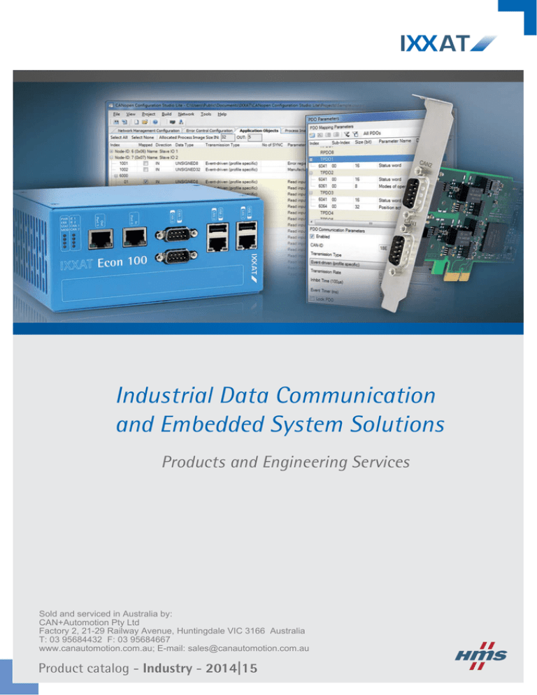 Industrial Data Communication and Embedded System Solutions Products and Engineering Services Industrial Data Communication and Embedded System Solutions Products and Engineering Services