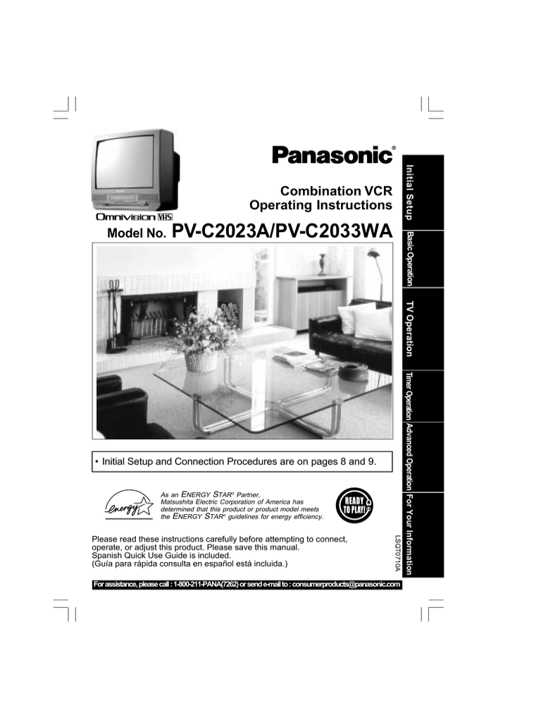 PV-C202 /PV-C203 W 3A PV-C202 /PV-C203 W 3A