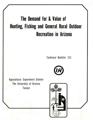 for of Recreation Hunting, Fishing for of Recreation Hunting, Fishing