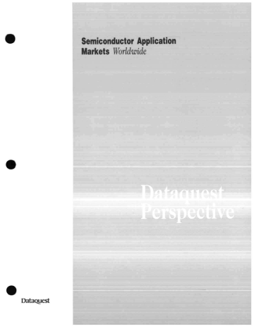 Semiconductor Application Worldwide Dataquest Semiconductor Application Worldwide Dataquest