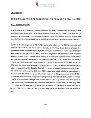 The economic and financial relations between the ROC and the... most important aspects of the bilateral relations of the two... The economic and financial relations between the ROC and the... most important aspects of the bilateral relations of the two...