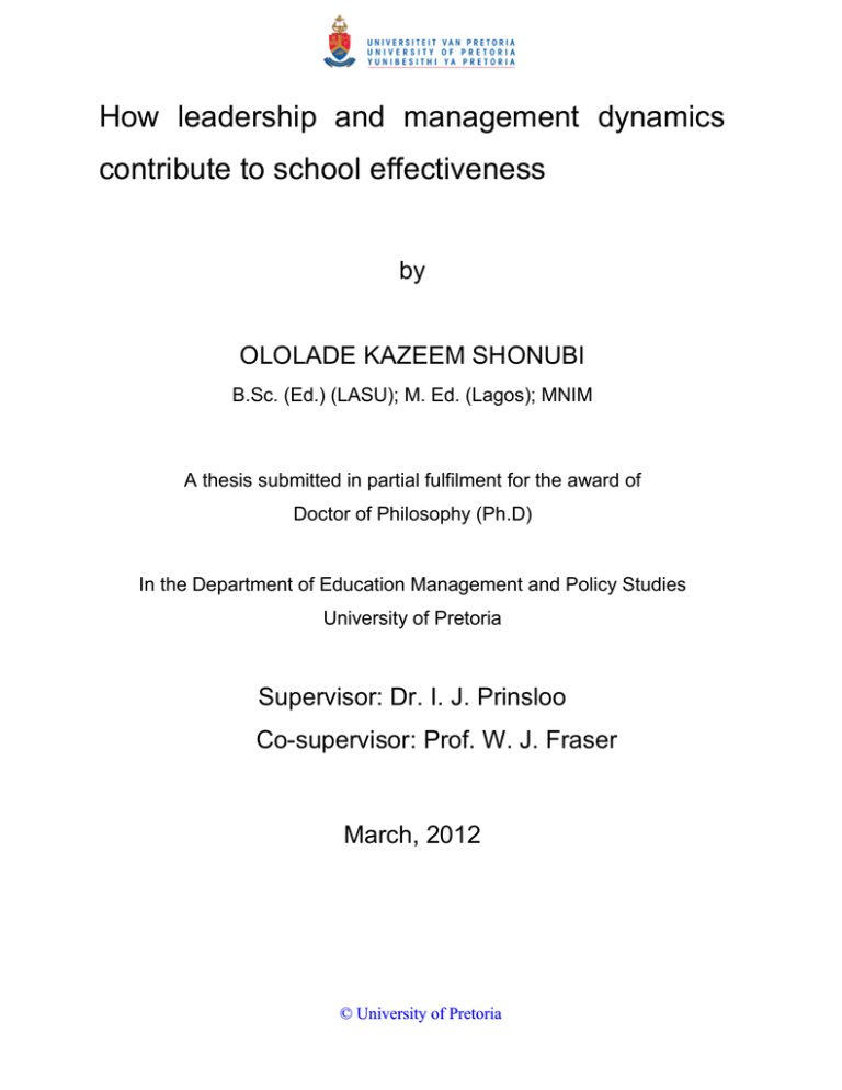 How leadership and management dynamics by How leadership and management dynamics by