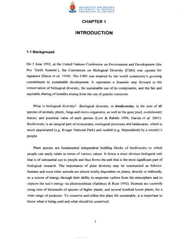 INTRODUCTION CHAPTER 1 INTRODUCTION CHAPTER 1