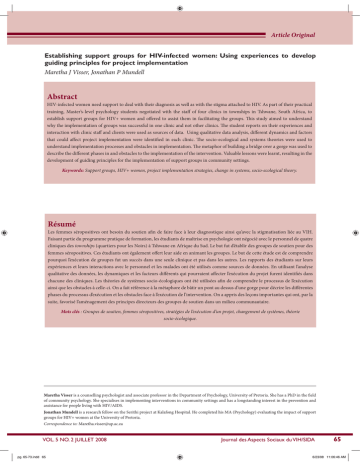 Article Original guiding principles for project implementation Article Original guiding principles for project implementation