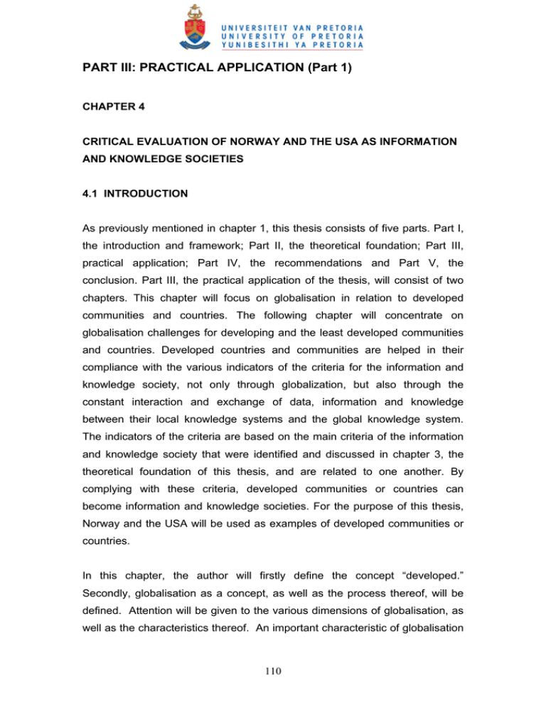PART III: PRACTICAL APPLICATION (Part 1) PART III: PRACTICAL APPLICATION (Part 1)