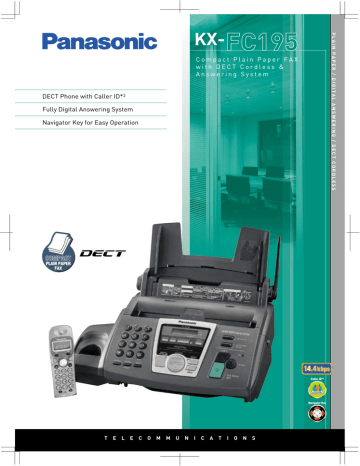 FC195 KX- FC195 KX-