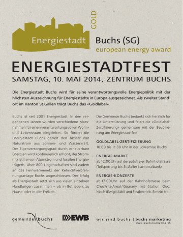 Flyer Energiestadtfest (409 KB) Flyer Energiestadtfest (409 KB)