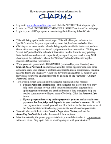 How to access parent/student information in How to access parent/student information in