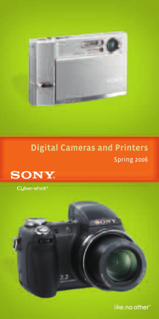 Digital Cameras and Printers Digital Cameras and Printers