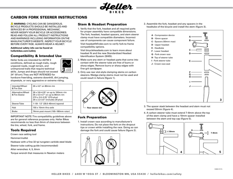 carbon fork steerer instructions carbon fork steerer instructions
